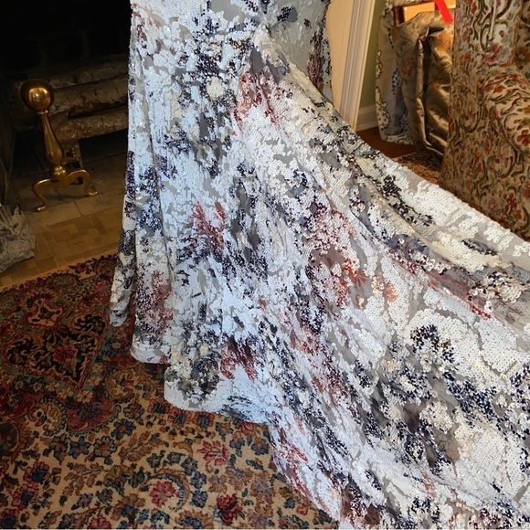 Wedding gown, prom or evening gown by Jovani. Never worn. Classy train. - Picture 8 of 10